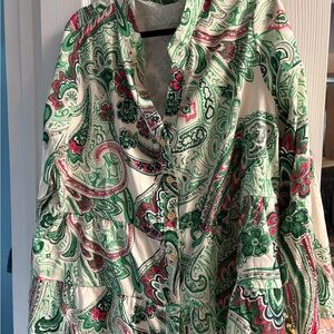 Floral Paisley Women's Plus